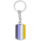 Non-Binary Pride Keychain